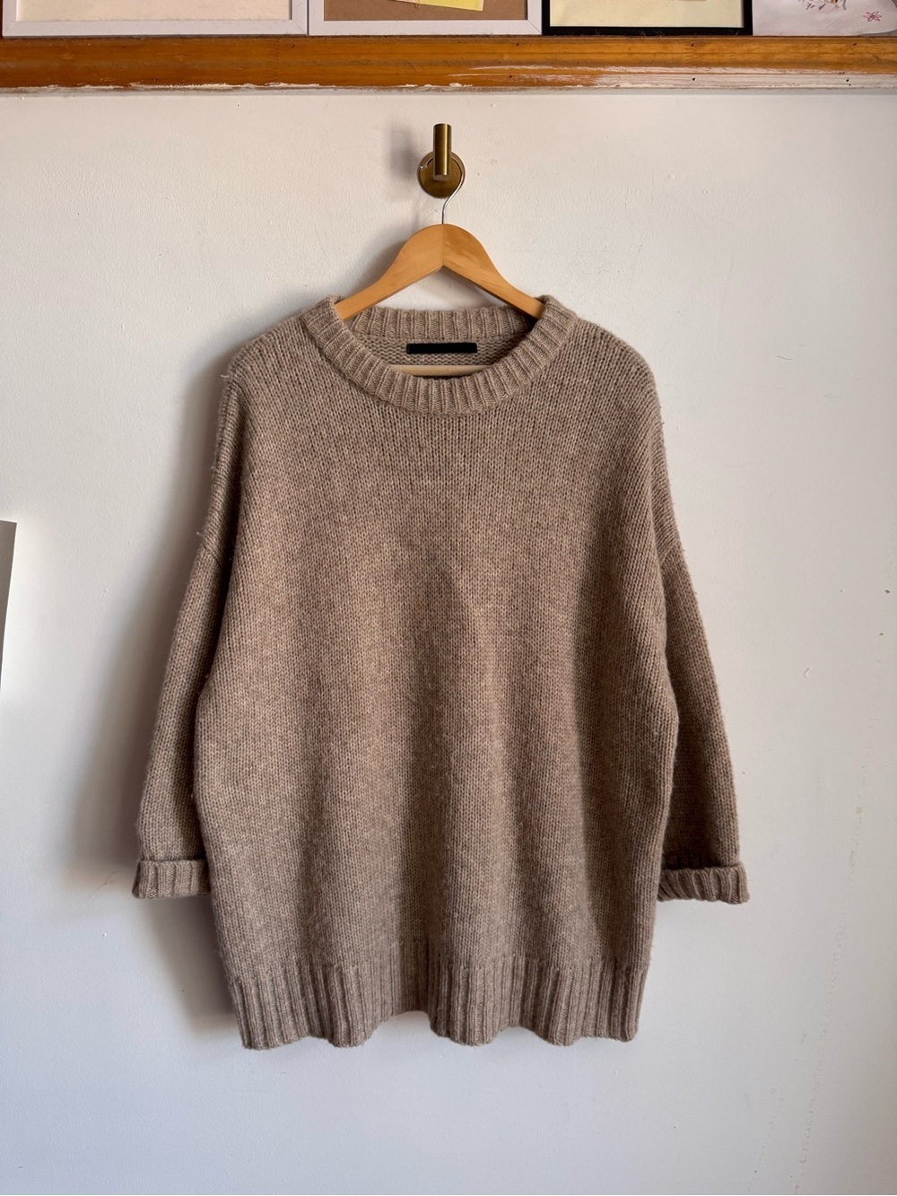 Jenni Kayne Alpaca Cocoon Crewneck Sweater M - Picture 2 of 11